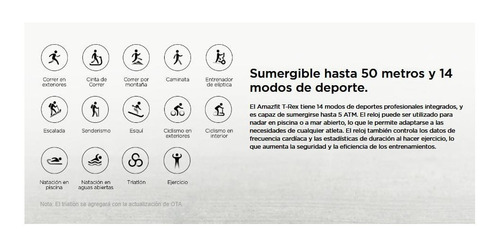 Smartwatch Xiaomi Amazfit T Rex Gps 5 Atm Sport + Cuotas