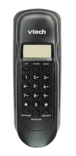 Imagen 1 de 3 de Teléfono fijo VTech VTC50 negro