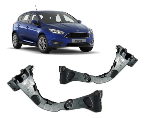 Juego Soporte Paragolpe Trasero Ford Focus 3 Original