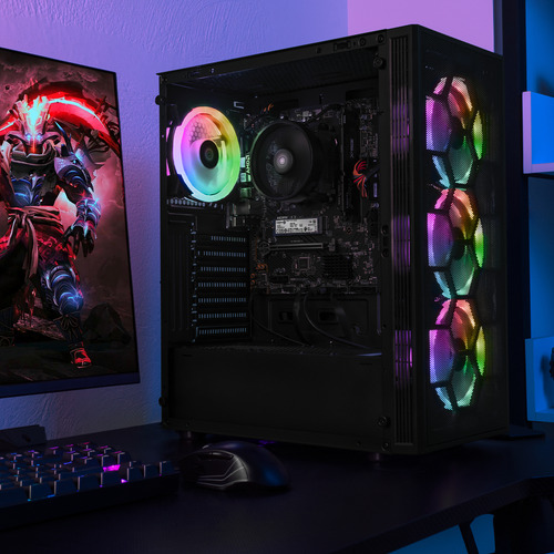 Xtreme Pc Amd Radeon 780m Ryzen 7 32gb Ddr5 Monitor 27 Black