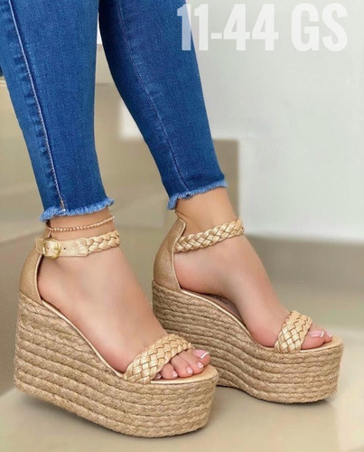 Sandalias Yuten Artesanal Plataforma Moda Colombiana