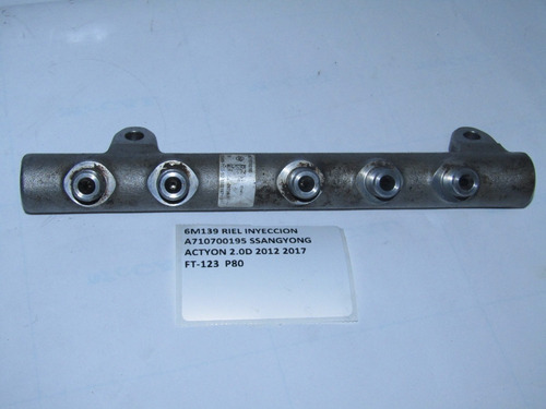 Riel Inyeccion A710700195 Ssangyong Actyon 2.0d 2012 2017 (Usado)