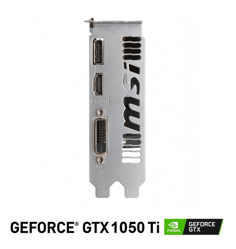 Imagen 6 de 6 de Tarjeta De Video Msi Geforce Gtx 1050 Ti 4gt Oc 4gb Gddr5