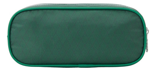 Estojo Escolar Duplo Zíper Palmeiras Verdão 13896 Cor Verde Lisa