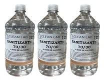 Comprar Alcohol gel Clean Lab SRL Sanitizante en bidon plastico fragancia a sin fragancia 1 L 1 kg pack x 3u