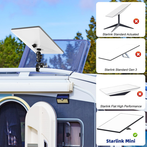 Starlink - Mini Soporte Para Caravana, Yate, Caravana, Baran