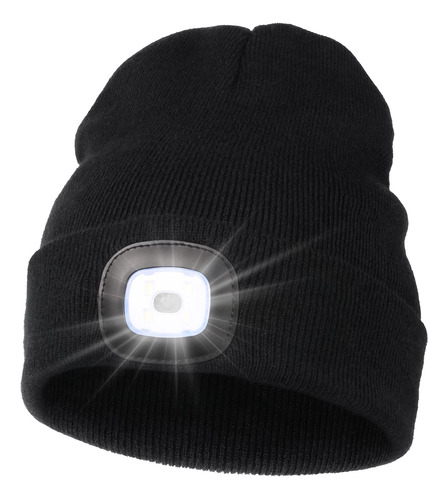 Gorro Unisex Con Luz, Recargable Por Usb, Manos Libres, Led,