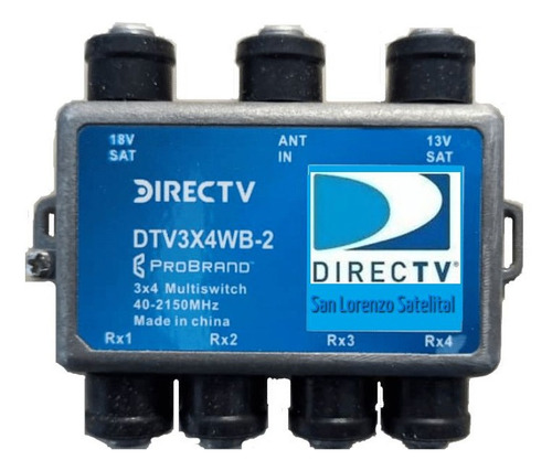 Divisor Splitter Directv 4 Salidas Multiswitch Ideal Full Hd