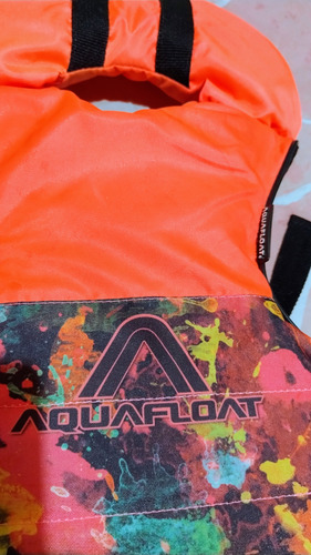 Chaleco Salvavidas Aquafloat Ski Naranja Fucsia 1 (Usado)