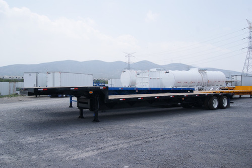 Remolque Atro Cama Baja 40 A 50 Pies 2 Y 3 Ejes Lowboy