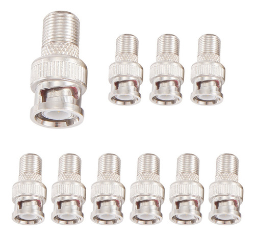 Conector De Cable Coaxial Queenly-bnc Macho A F Hembra Para