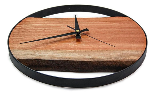 Reloj De Pared De Madera De Eucalipto Sólido De Frenask - Ec