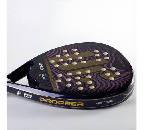 Paleta Padel Urich Dropper Soft Tmd 2024 + Color Violeta / Dorado