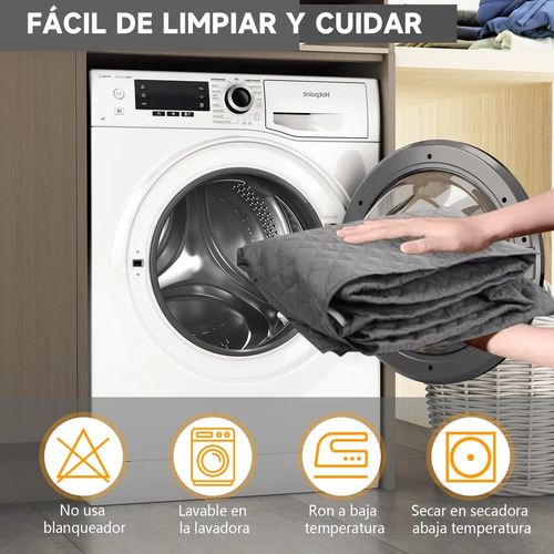 3pzs Cubre Sala Sofá Espesado Lavable Funda Sillón Con Bolsillo Y Banda elástica Dark Gray Rayas