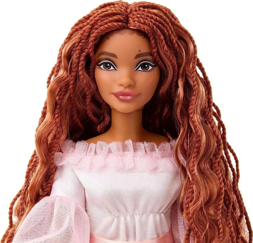 Boneca A Pequena Sereia Celebração Disney Vestid Rosa-mattel