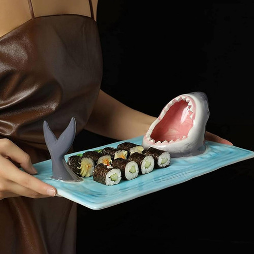 Plato De Sushi De Tiburón, Tabla De Queso Bocadillos