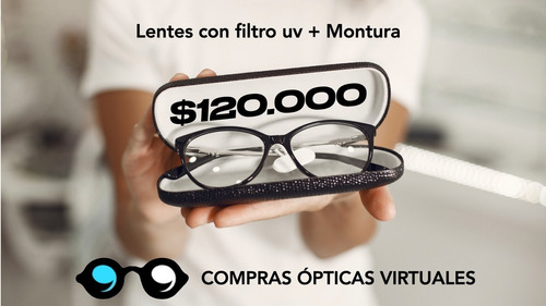 Lentes Formulados Blue Block + Montura Fina