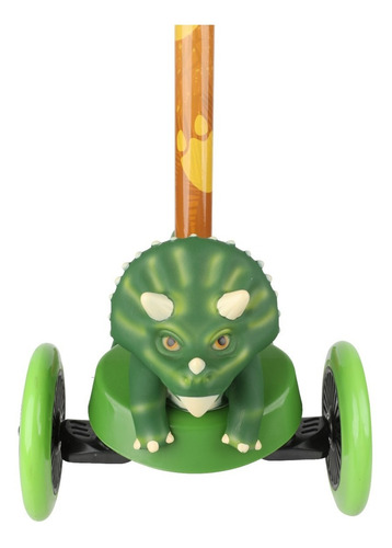 Imagen 4 de 8 de Patineta Scooter Monopatín Niños 3+ Dinosaurio 3d 3 Ruedas