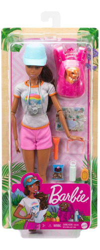 Barbie Muñeca Con Mascota Y Accesorios Hnc39 Mattel Original