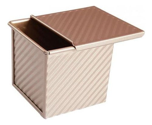 . Lata De Pan De Masa Antiadherente En Caja Cuadrada