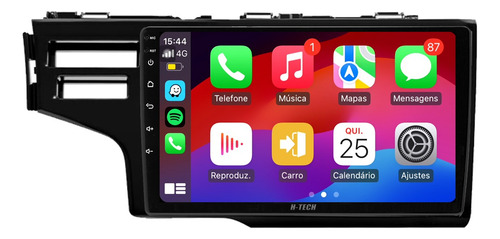 Multimidia Honda Fit 15/20 9p Android Carplay Octacore + Ré