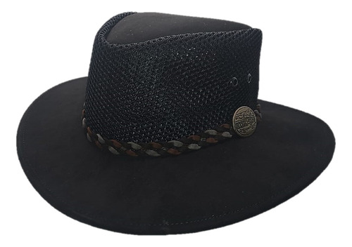Sombrero De Malla Ligero Y Transpirable Con Trenza, Unisex