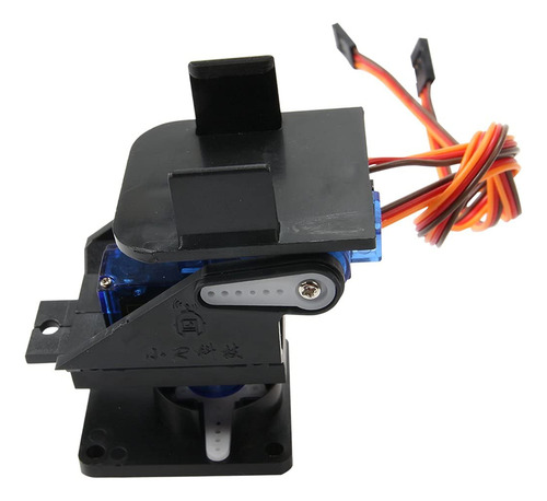 Mini Pan Tilt Cámara Plataforma Antivibración Montaje Servos Color