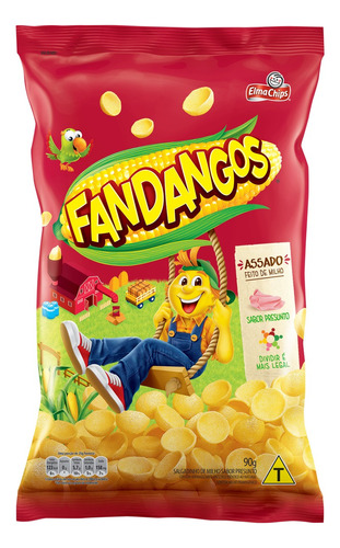 Salgadinho de Milho Elma Chips Fandangos presunto 90 g