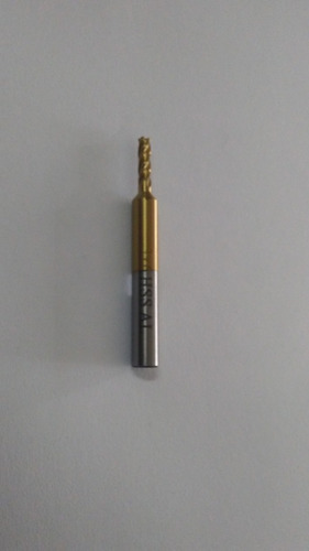 Fresa 4 Cortes 3 Mm X 1/4 Hss 3.0 Mm