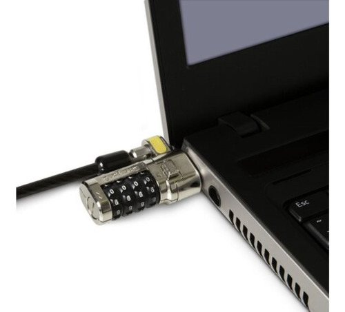 Trava Notebook Clicksafe C/ Segredo + Pino Anchor Kensington Cor Preto