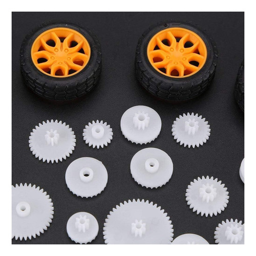 Kit De Engranajes De Plástico Para Robot Diy
