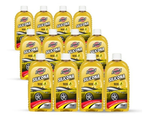 Silicona Liquida Para Auto Speedway X 235 Cc Vanilla X 12 Un Color Amarillo