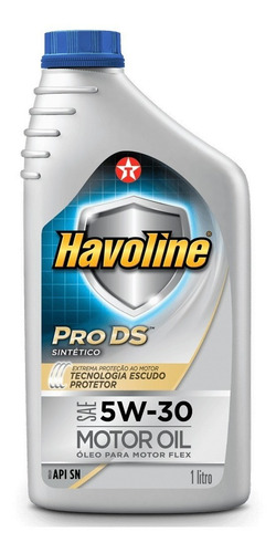 Imagem 2 de 3 de Óleo Motor Havoline 5w30 Pro Ds Sintético Texaco 4 Litros