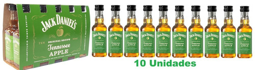 Jack Daniels Miniatura Apple 50ml 10 Unidades