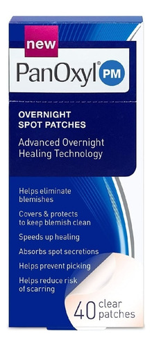 Panoxyl Overnight Spot Patches 40 Clear Patches Original