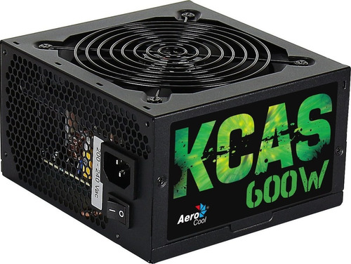 Fuente Alimentacion Pc Gamer 600w Reales Certificada Color Negro