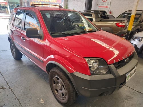 Imagem 6 de 11 de Ecosport Xls 1.6 Flex 8v 2007 Vermelha Completo Confira