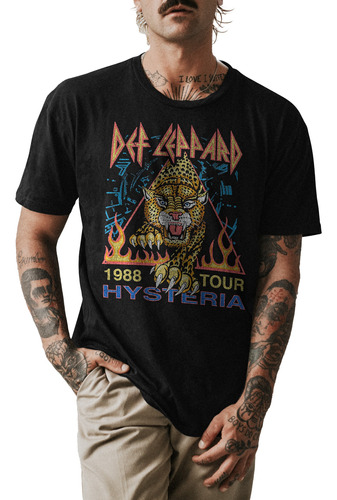 Polo Personalizado Banda De Rock Def Leppard 004