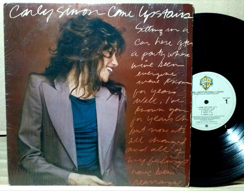 Carly Simon - Come Upstairs - Lp Vinilo Made In Usa Año 1980