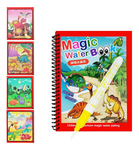 F0 Magic Water Drawing Book Pintura Tablero Para Colorear Ch