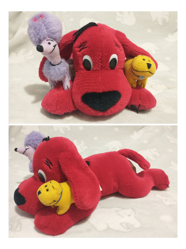 Peluche Clifford Gran Perro Rojo Cleo T-bone Retro