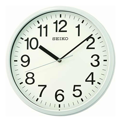 Seiko Reloj De Pared De Negocios De 12 Pulgadas, Color