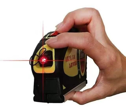 Nivel Laser 4 En 1 Huincha 5.5m 2 Lineas Multifuncion Angulo