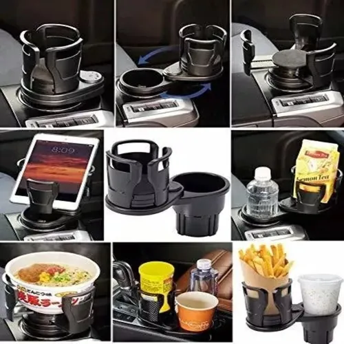 Portavasos Ajustable Extensor Doble Botellas Bebidas Carro
