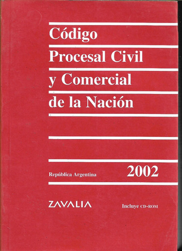 Libro / Codigo Procesal Civil Y Comercial De La Nacion / Z11