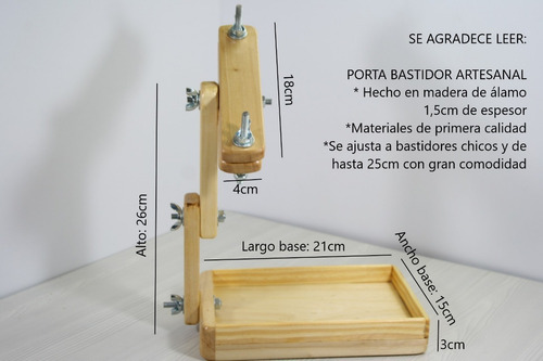 Porta Bastidor Para Bordado