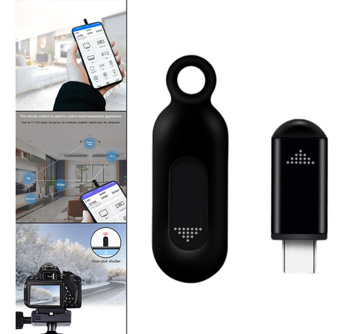 Controlador De Teléfono Móvil Con Control Tipo C Negro