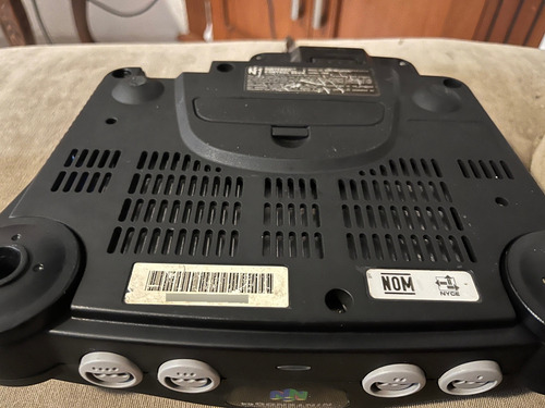 Nintendo 64 Mod Blueretro + Mario 64 Original Negro (Usado)
