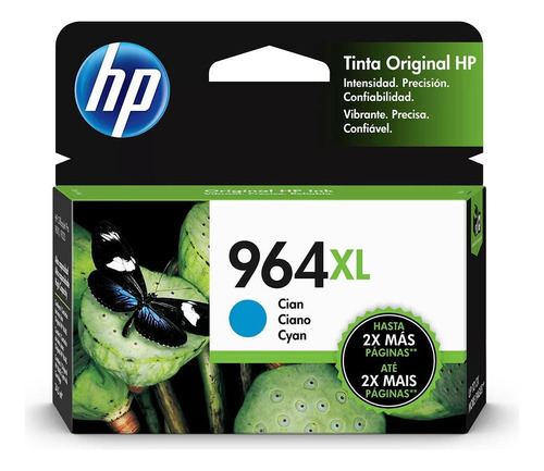 Cartucho Original Hp 964xl Cyan 22.92ml