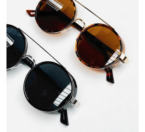 Imagen 3 de 10 de Lentes Sol Anteojos Xl Extra Large Redondo Mujer Xl1760